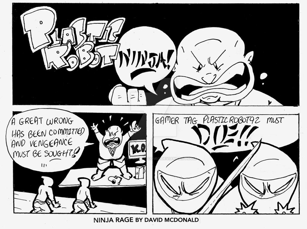 Ninja Rage by PLASTIC-ROBOT-COMIC on DeviantArt