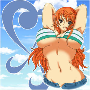 Fanart - Nami - Sailing again ver.