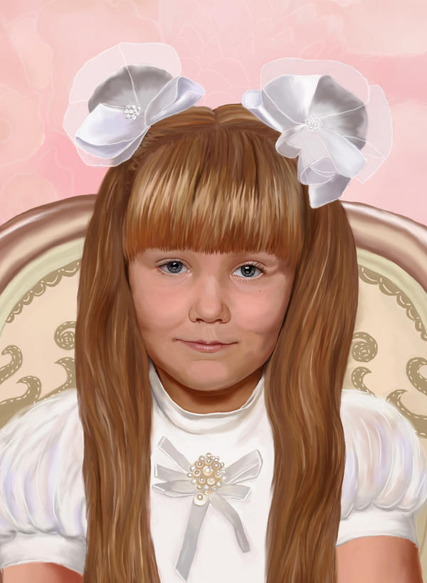 Diviantart Little Little girl's portrait by Lynx252006 on DeviantArt