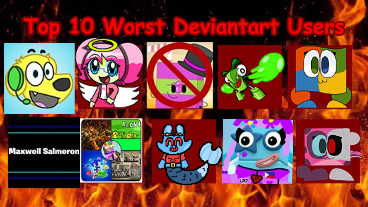 Bad Word Deviantart TOP 10 BAD DEVIANTART USERS DISCOVERY DESTINATION by ...