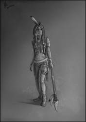 Indian Girl Shoshone Tribe