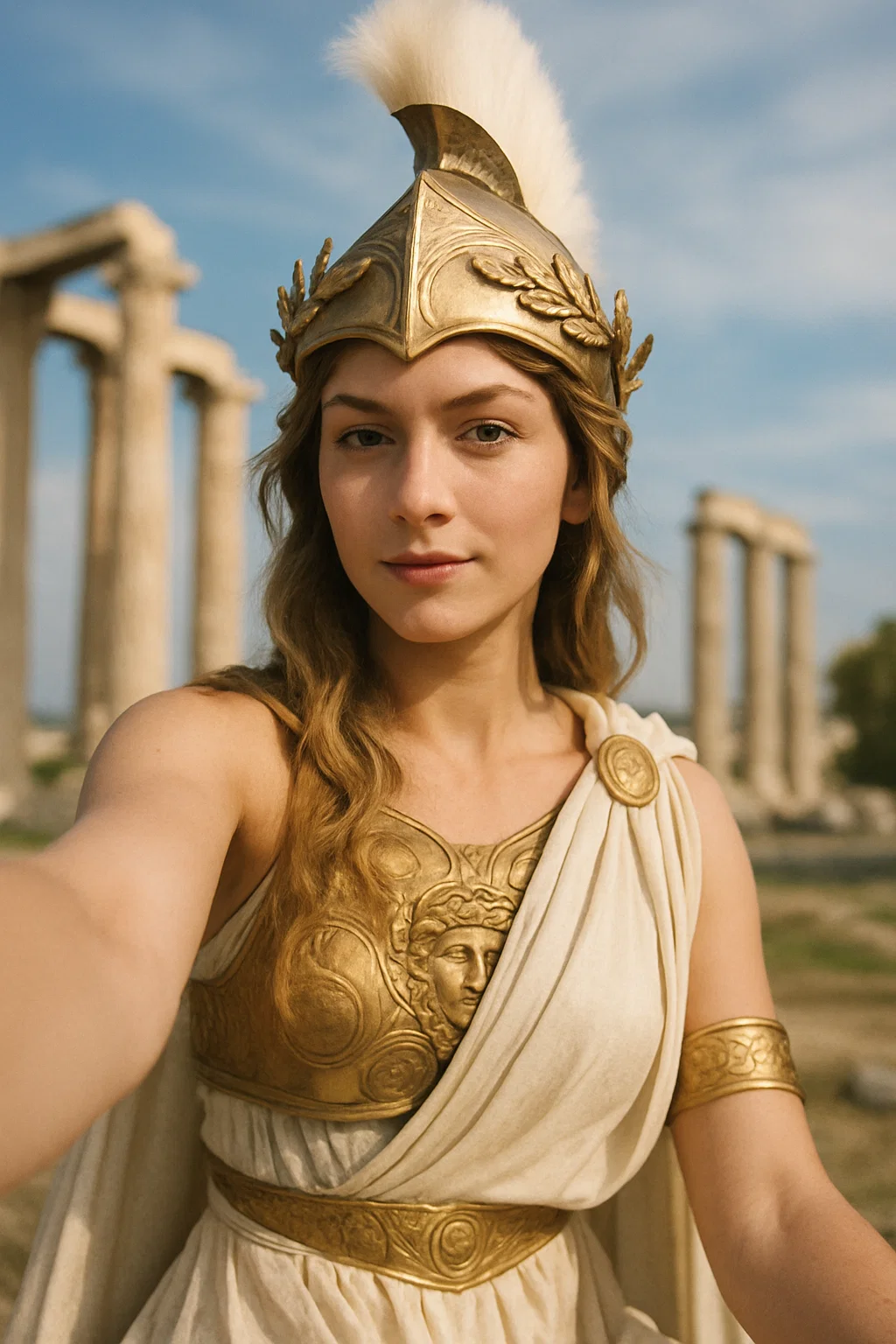 Goddess Athena Selfie by zagueinha on DeviantArt