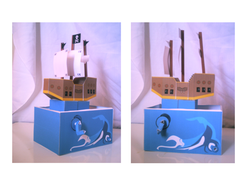 Moving hot sale paper toys