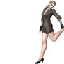 Jill Valentine Adjusting Her Heels