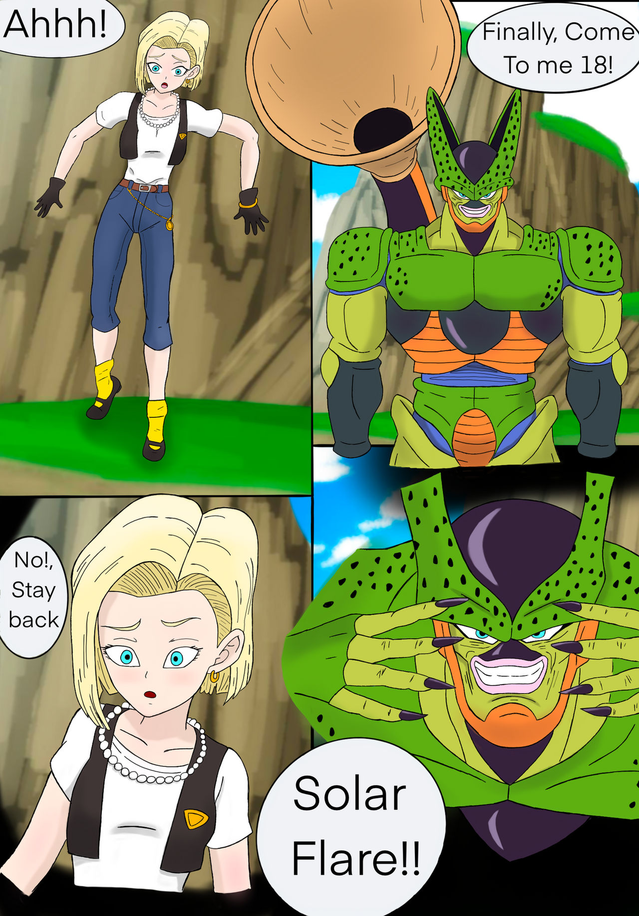 Android 18 Snake Part Android 18: Absorption Story Part 1 by nashdnash2007 on DeviantArt
