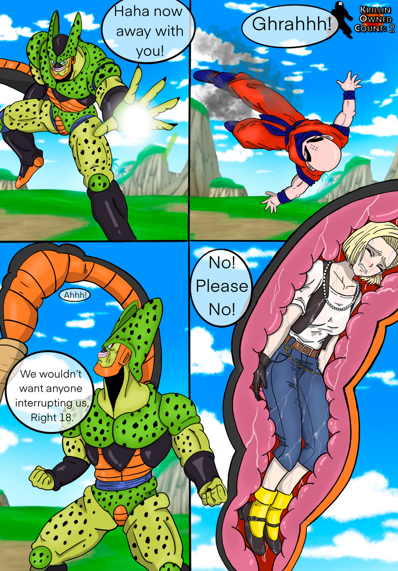 Android 18 Snake Part Android 18: Absorption Story Part 16 by nashdnash2007 on DeviantArt