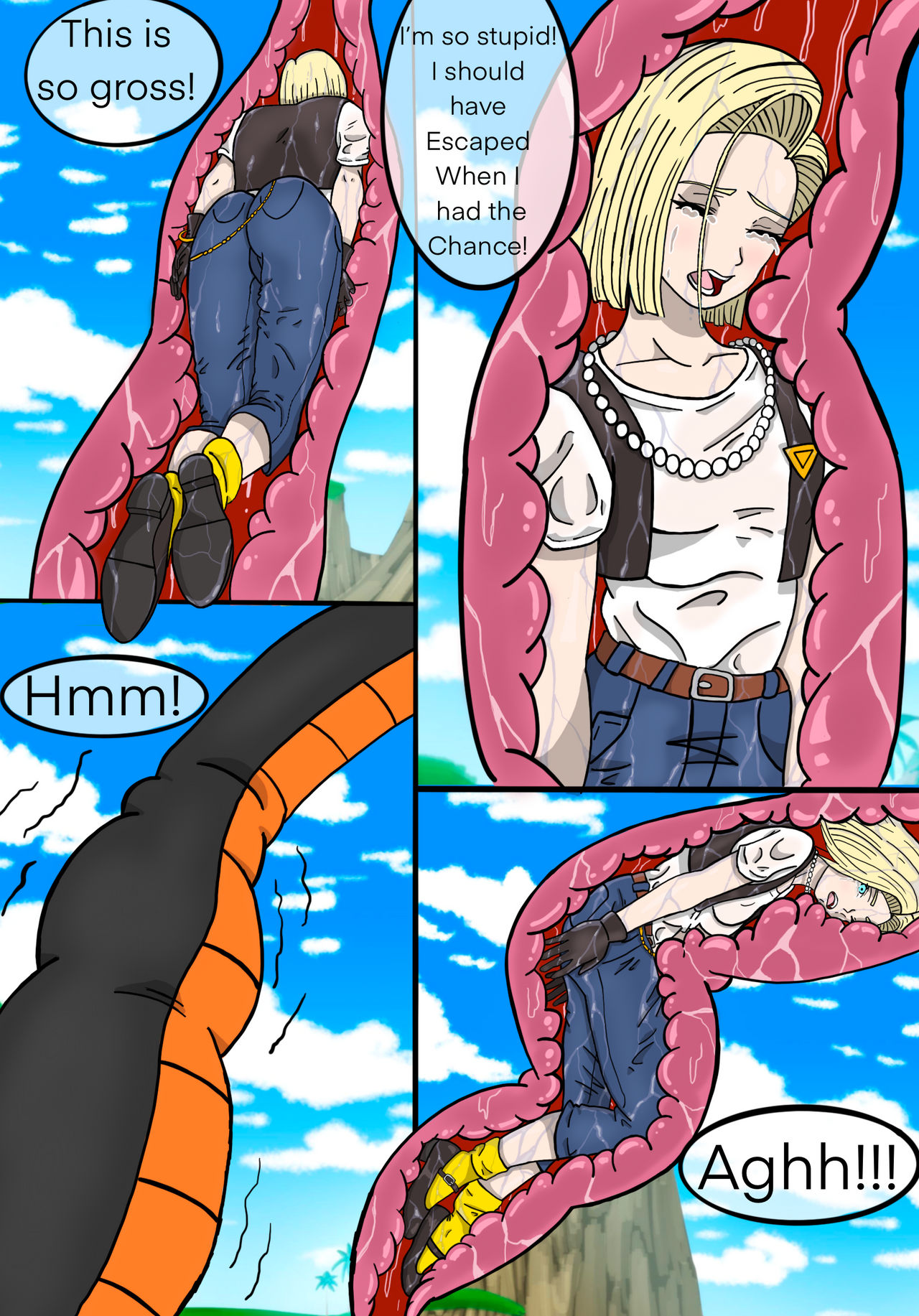 Android 18 Snake Part Android 18: Absorption Story Part 17 by nashdnash2007 on DeviantArt