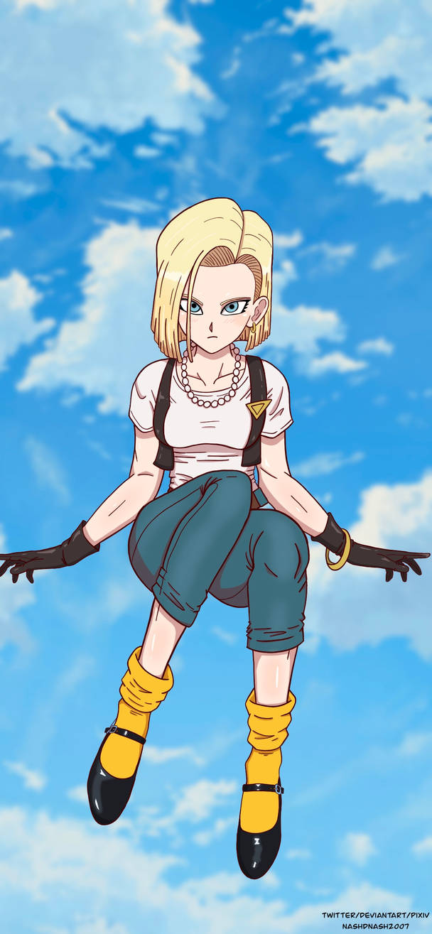 Android 18 wallpaper by nashdnash2007 on DeviantArt