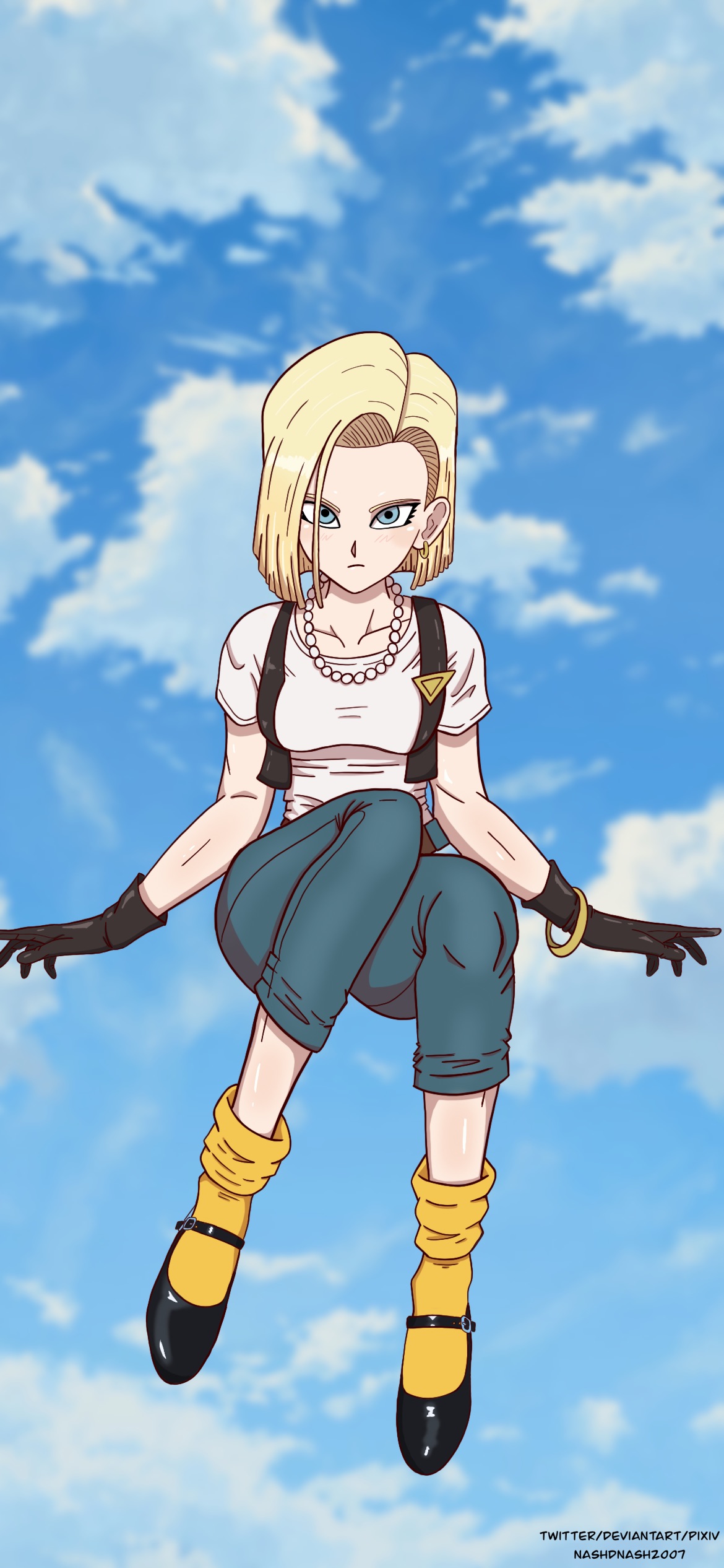 Android 18 wallpaper by nashdnash2007 on DeviantArt