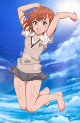 Jumping Misaka