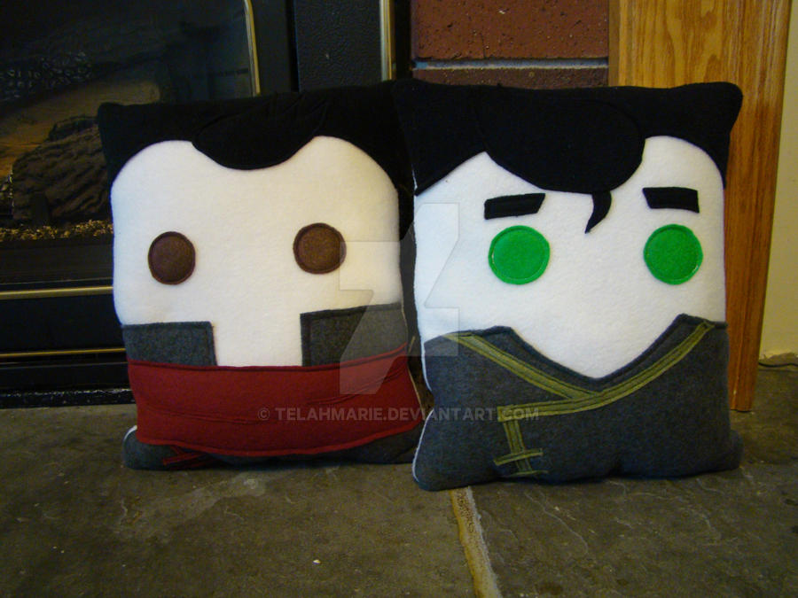 Legend of Korra pillows Mako and Bolin