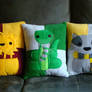Harry Potter house mascot pillows