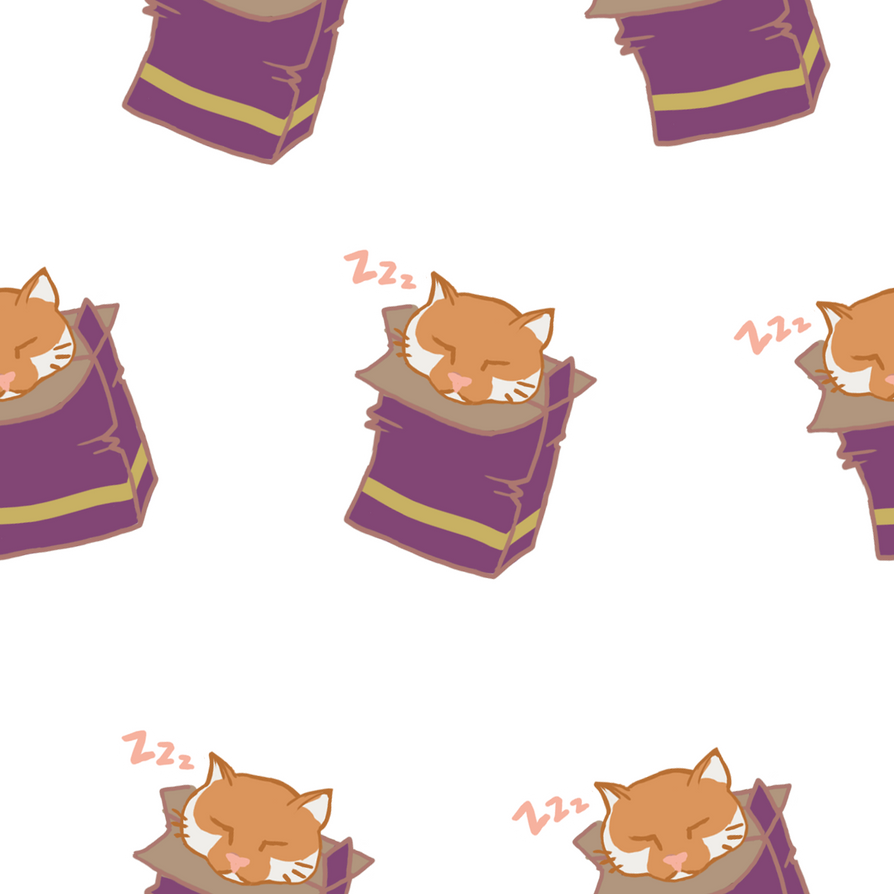 Cat repeating wallpaper by GGgunner47 on DeviantArt