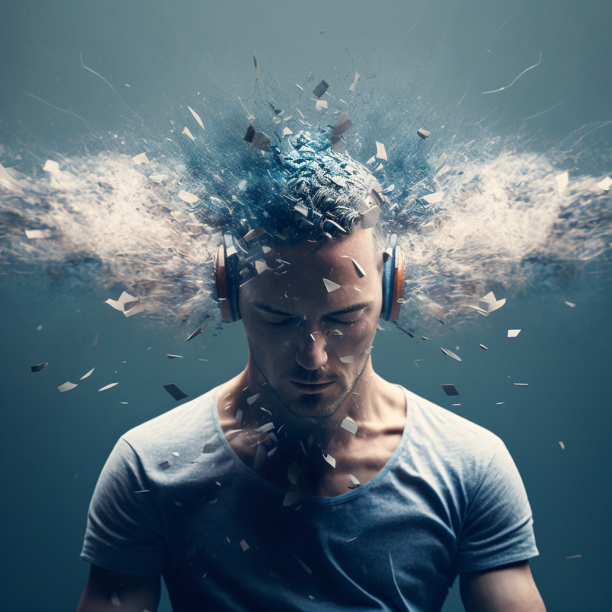 A person trying to meditate with distracting noise by MHoltsmeier on  DeviantArt