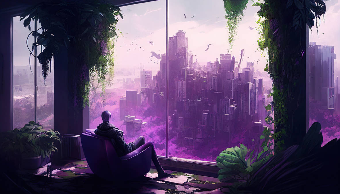 Person looking out the window by MHoltsmeier on DeviantArt