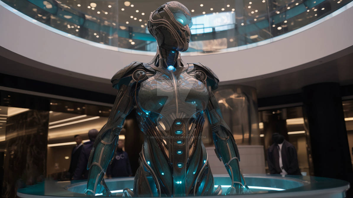 As you walk through the sprawling futuristic city by MHoltsmeier on ...