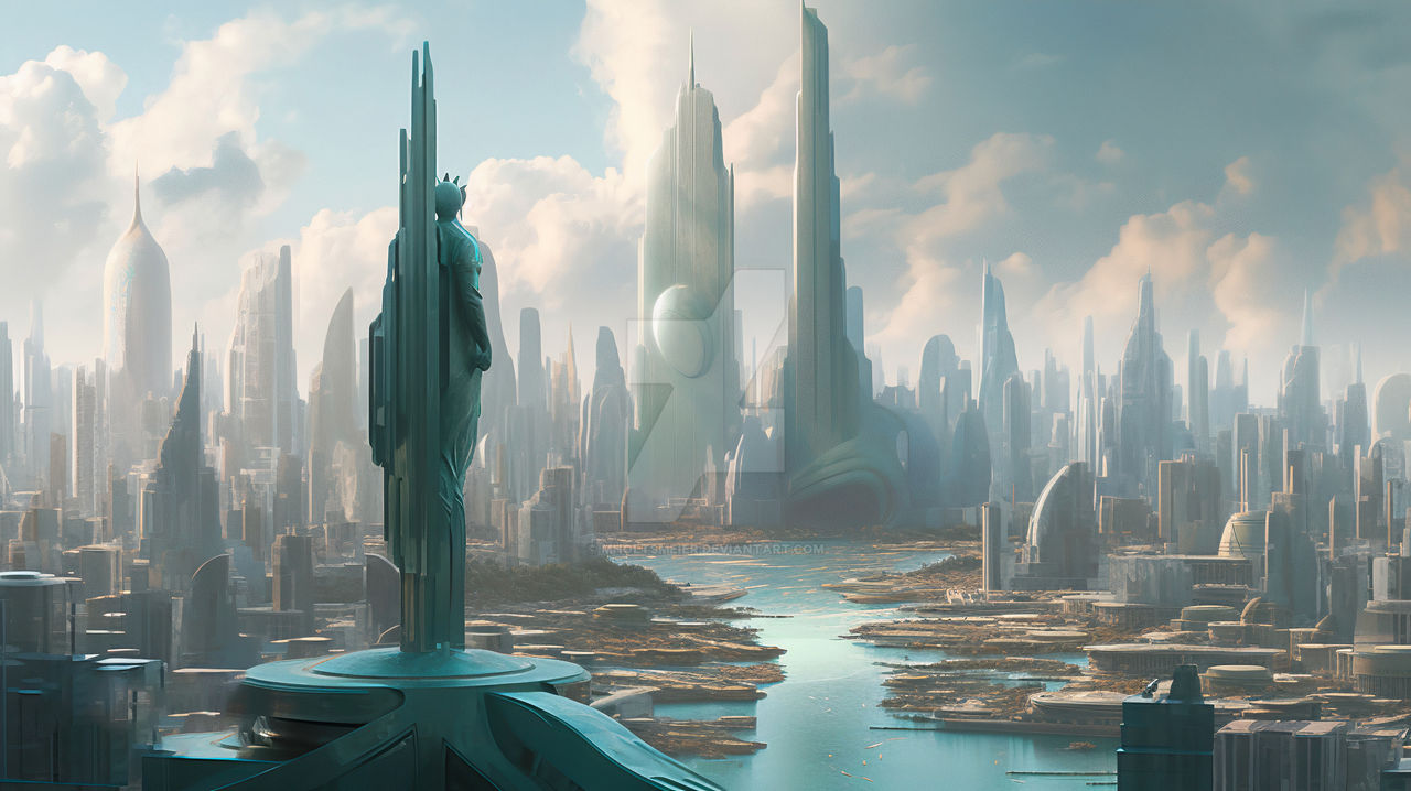 The city of the future a breathtaking metropolis by MHoltsmeier on ...