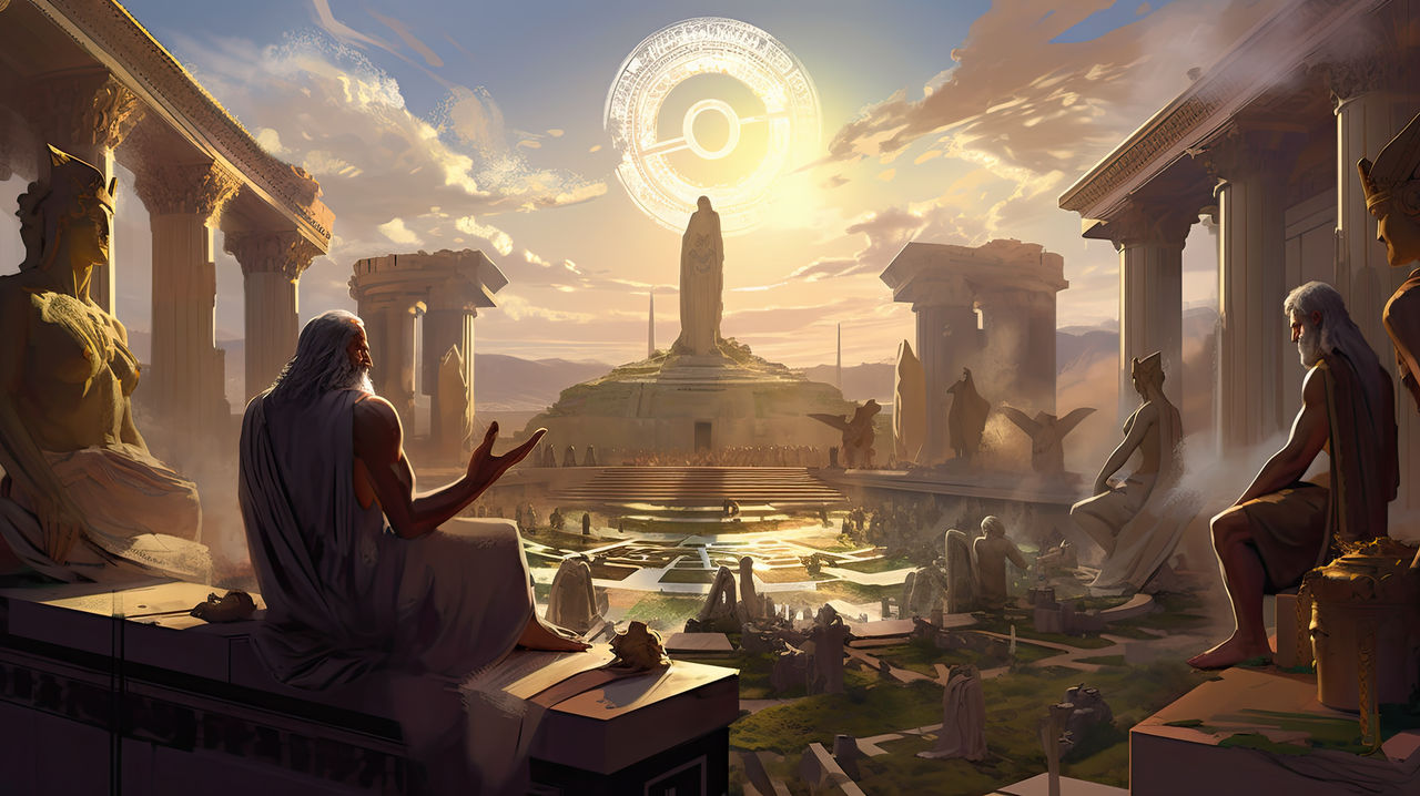 A group of Ancient Greek scientists discover by MHoltsmeier on DeviantArt