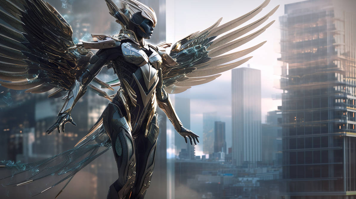 A futuristic version of the hero Perseus by MHoltsmeier on DeviantArt