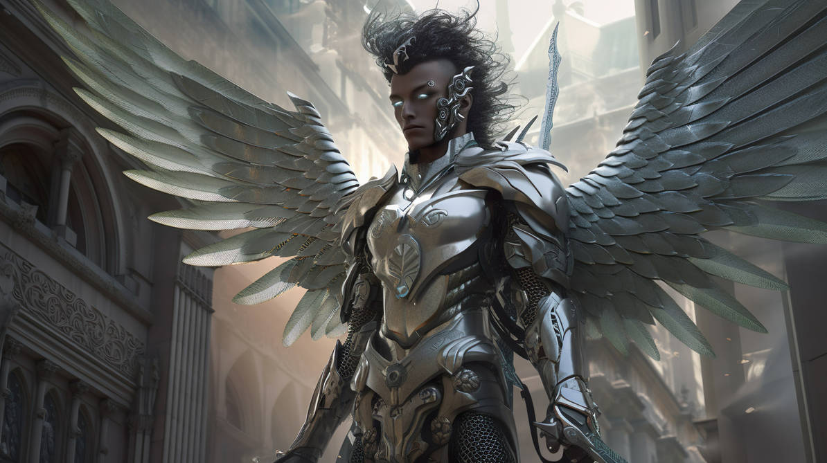 A futuristic version of the hero Perseus by MHoltsmeier on DeviantArt