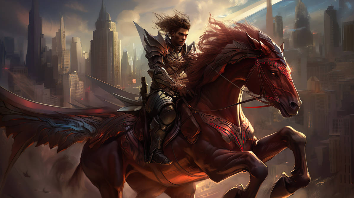 A futuristic version of the hero Perseus by MHoltsmeier on DeviantArt