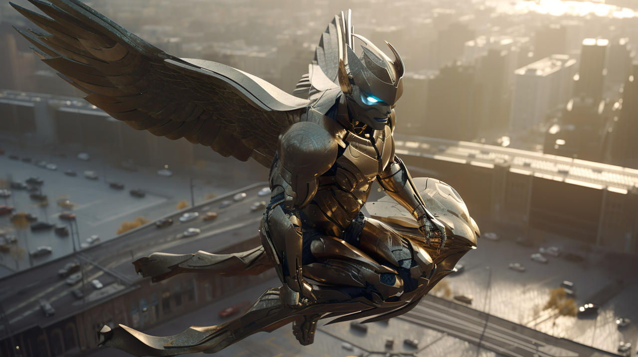 A futuristic version of the hero Perseus by MHoltsmeier on DeviantArt