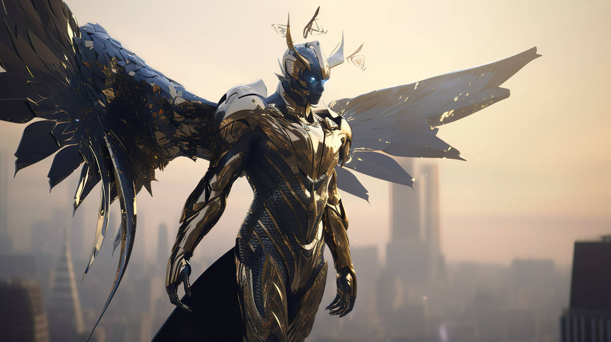 A futuristic version of the hero Perseus by MHoltsmeier on DeviantArt