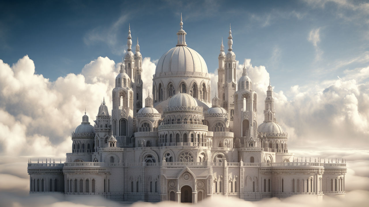 Temple in the skies by MHoltsmeier on DeviantArt