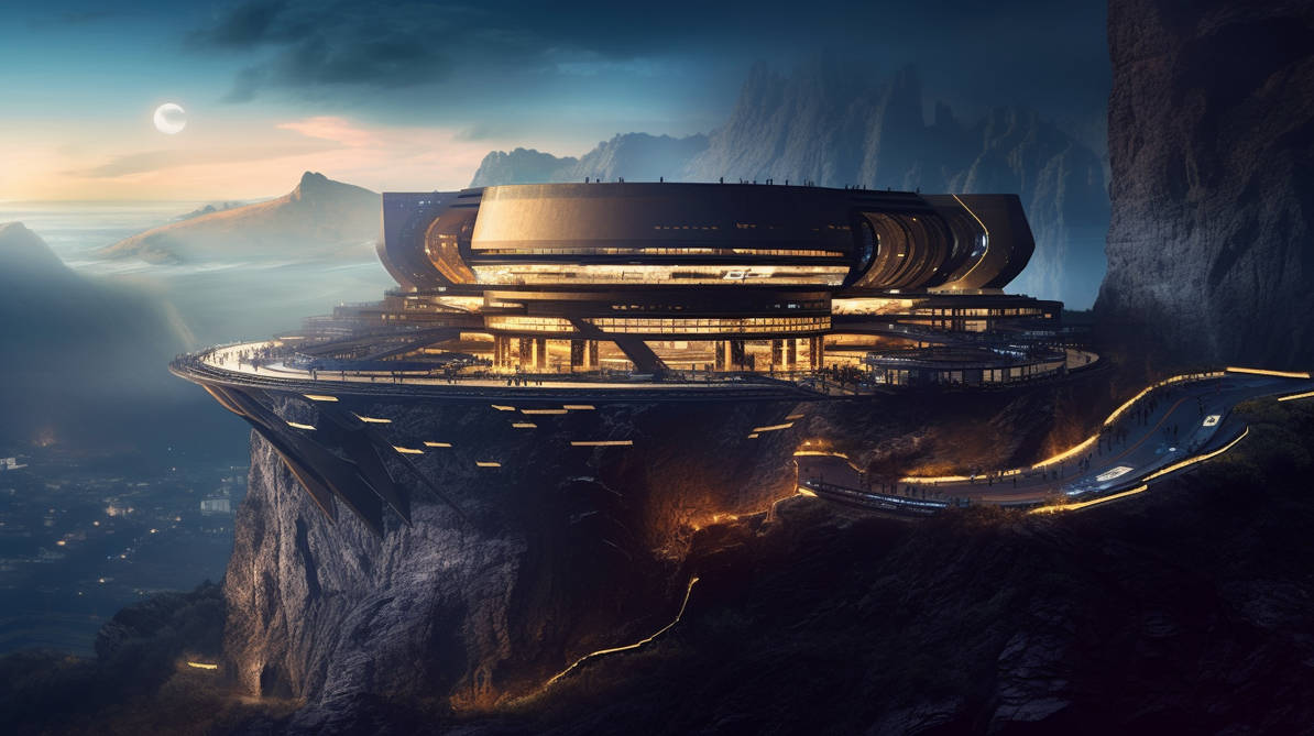 Futuristic circle structure 37 by MHoltsmeier on DeviantArt