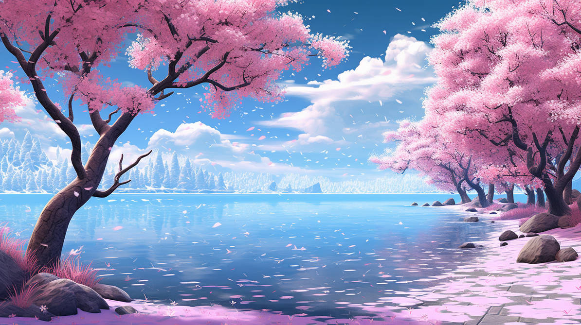 Pink trees 1 by MHoltsmeier on DeviantArt