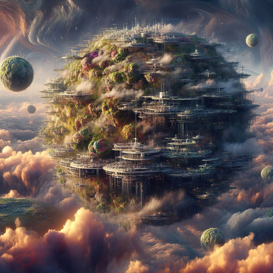 alien planet in space by MHoltsmeier on DeviantArt