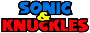 Sonic and Knuckles logo (Japan)