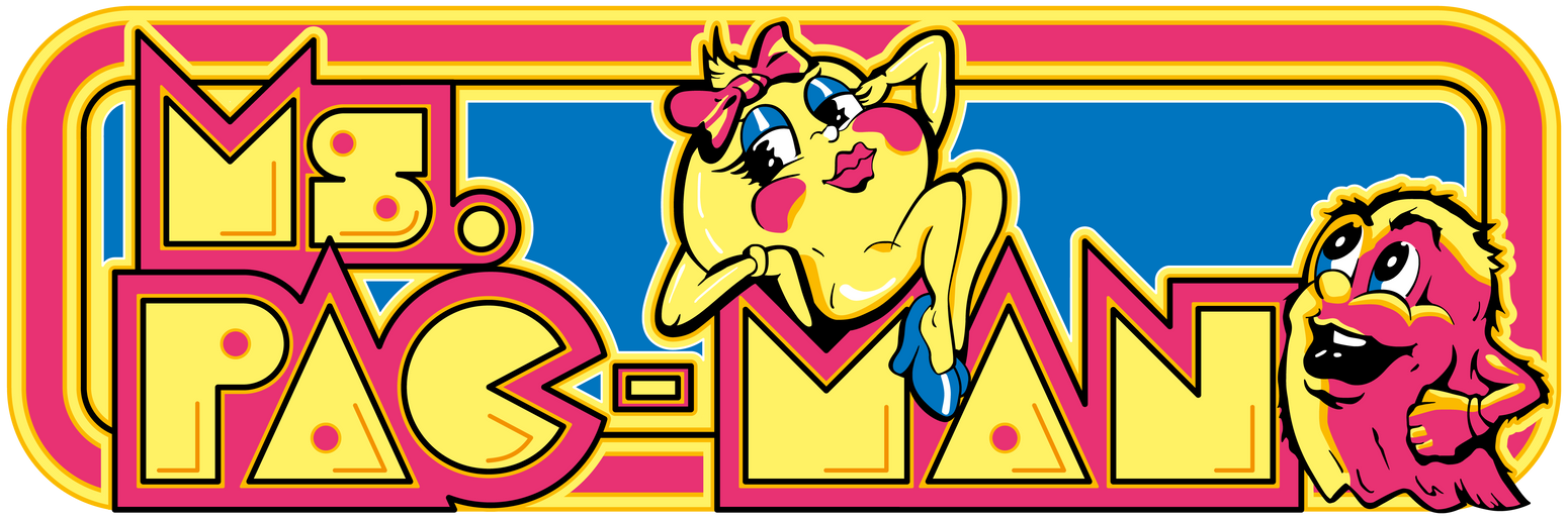 Ms. Pac-Man alternate logo (US) by RingoStarr39 on DeviantArt