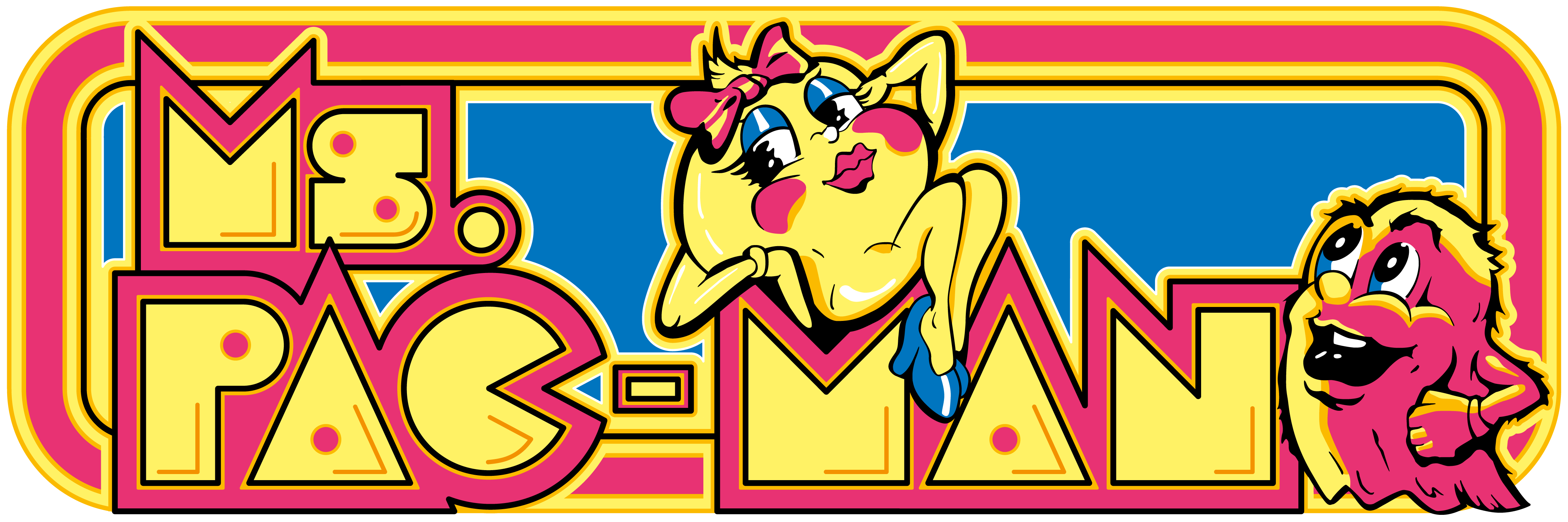 Ms. Pac-Man alternate logo (US)