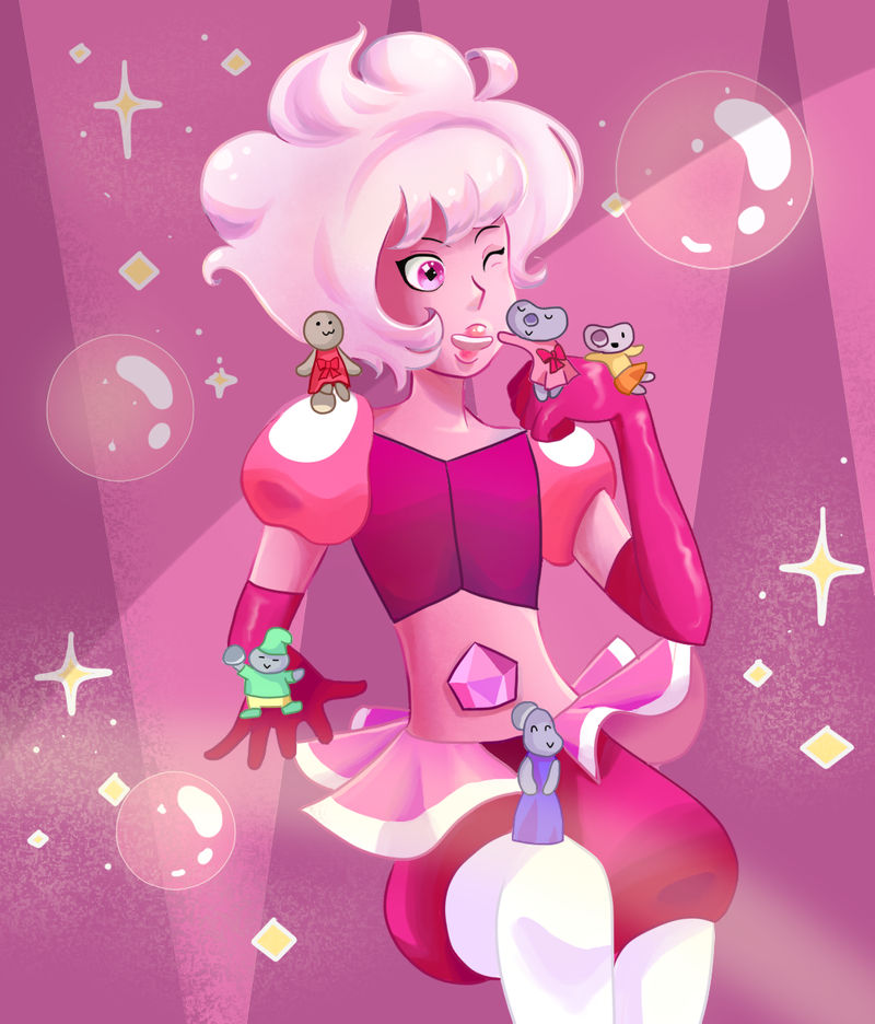 Pink Diamond and Pebbles by Duposlava on DeviantArt