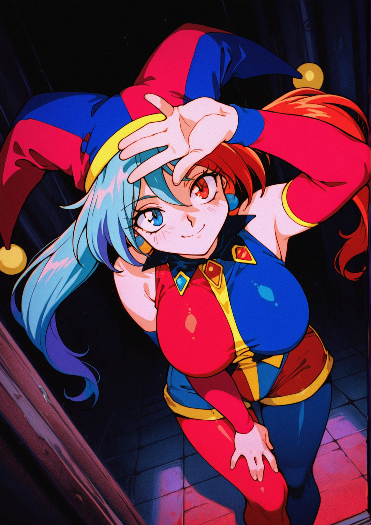 Animation Jester Deviantart Jester Girl Sayers Animation Style Mix by AIRetroMonger on DeviantArt