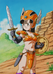 Pan (Dragon Ball GT) in Dragon Quest Armor