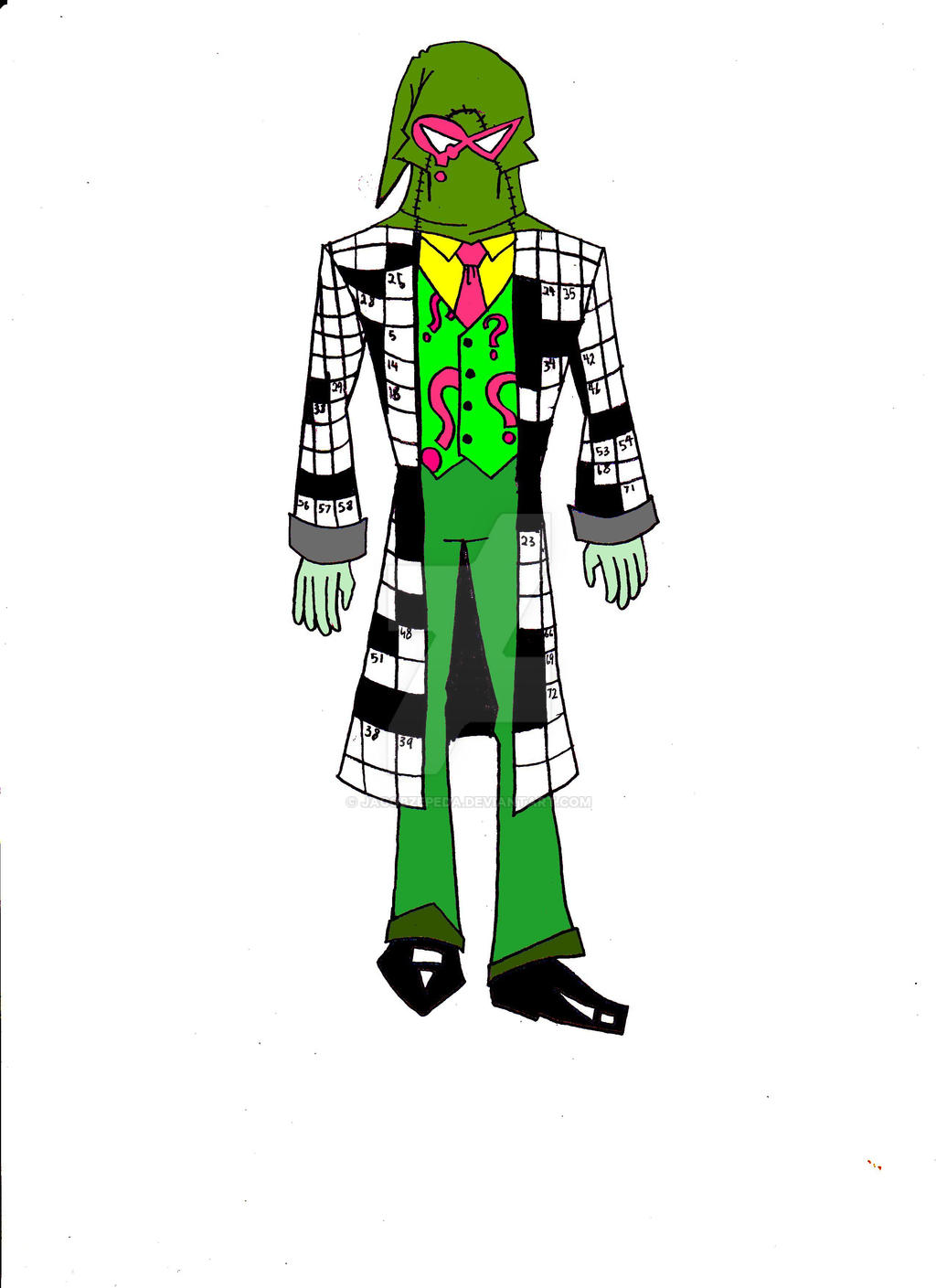 riddler redesign by jacobzepeda on DeviantArt