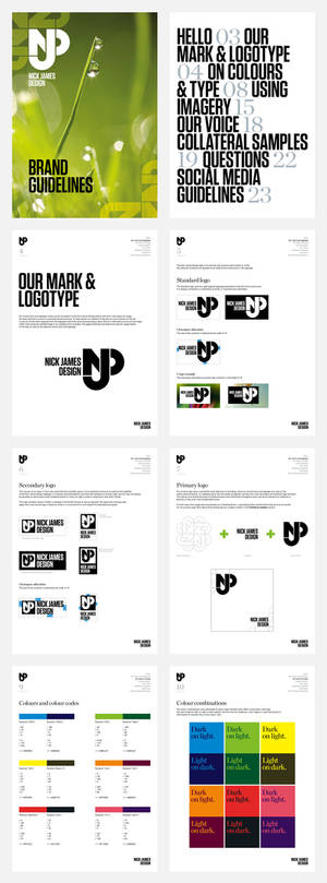 Nick James Design Brand Guidelines Part I