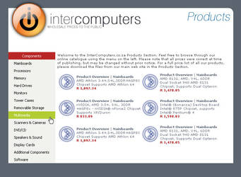 InterComputers Products Page