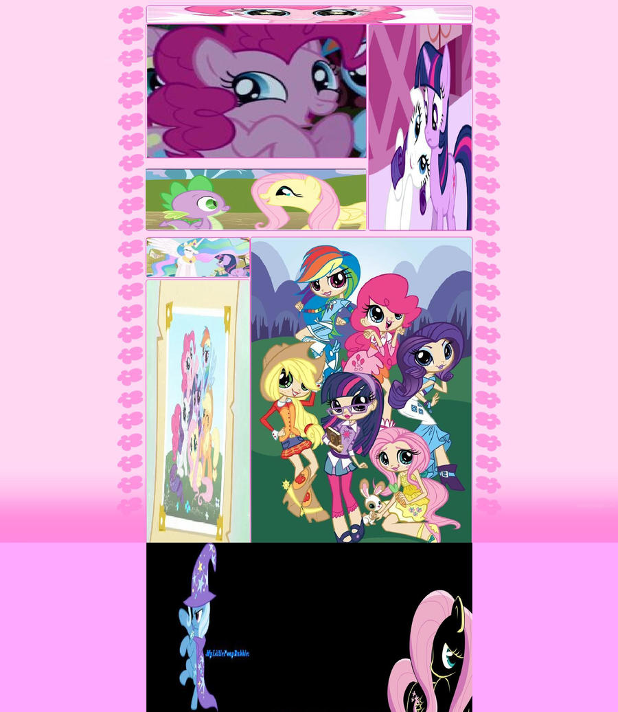My Little Pony Layouts by MyLittlePonyBubbles on DeviantArt