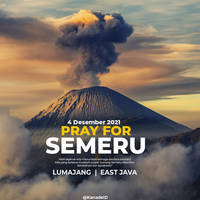 Pray for Semeru 4 December 2021