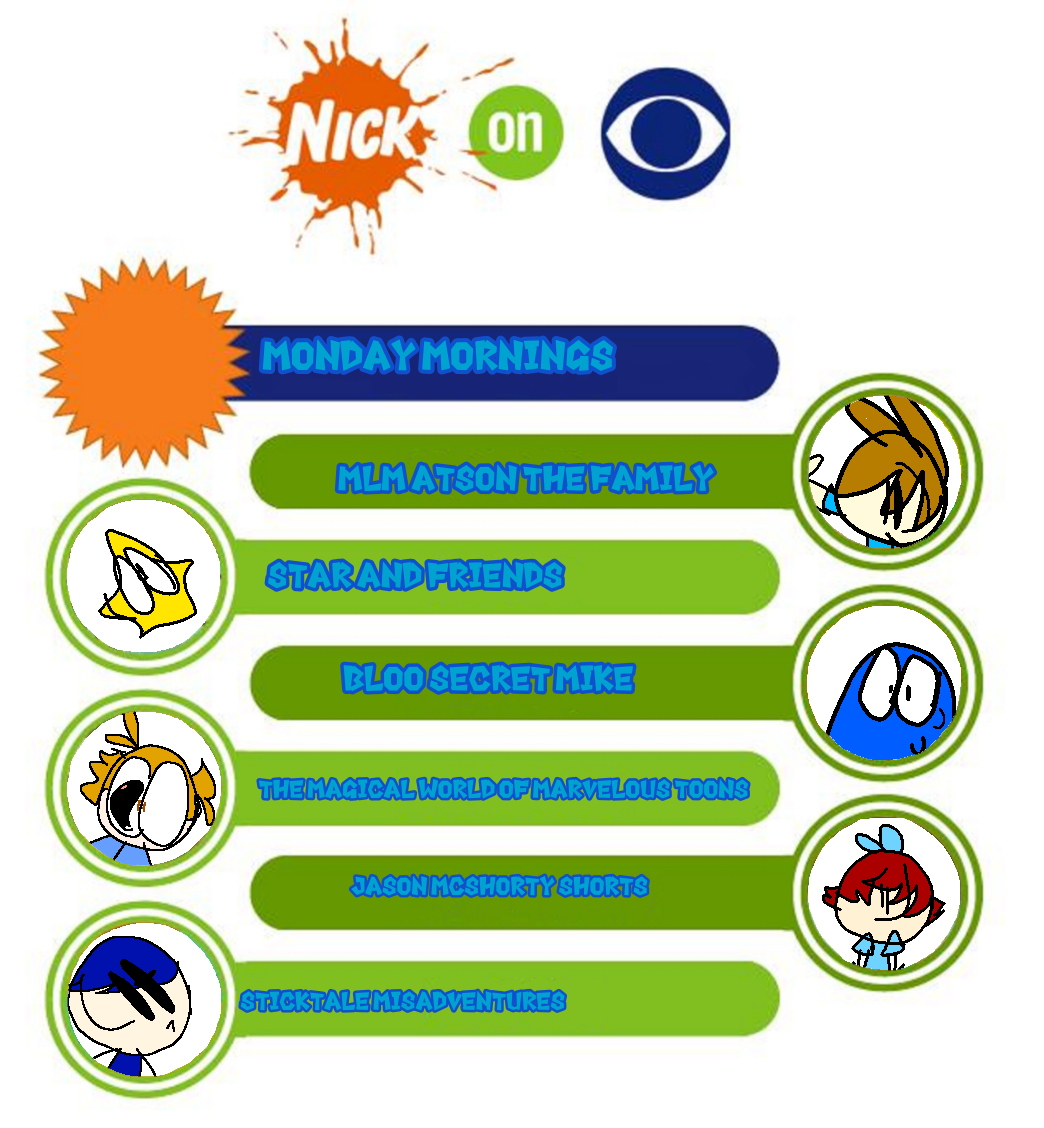 Nick On CBS Lineup My Version By Salioranimations On DeviantArt Nick on cbs lineup my version by salioranimations on deviantart