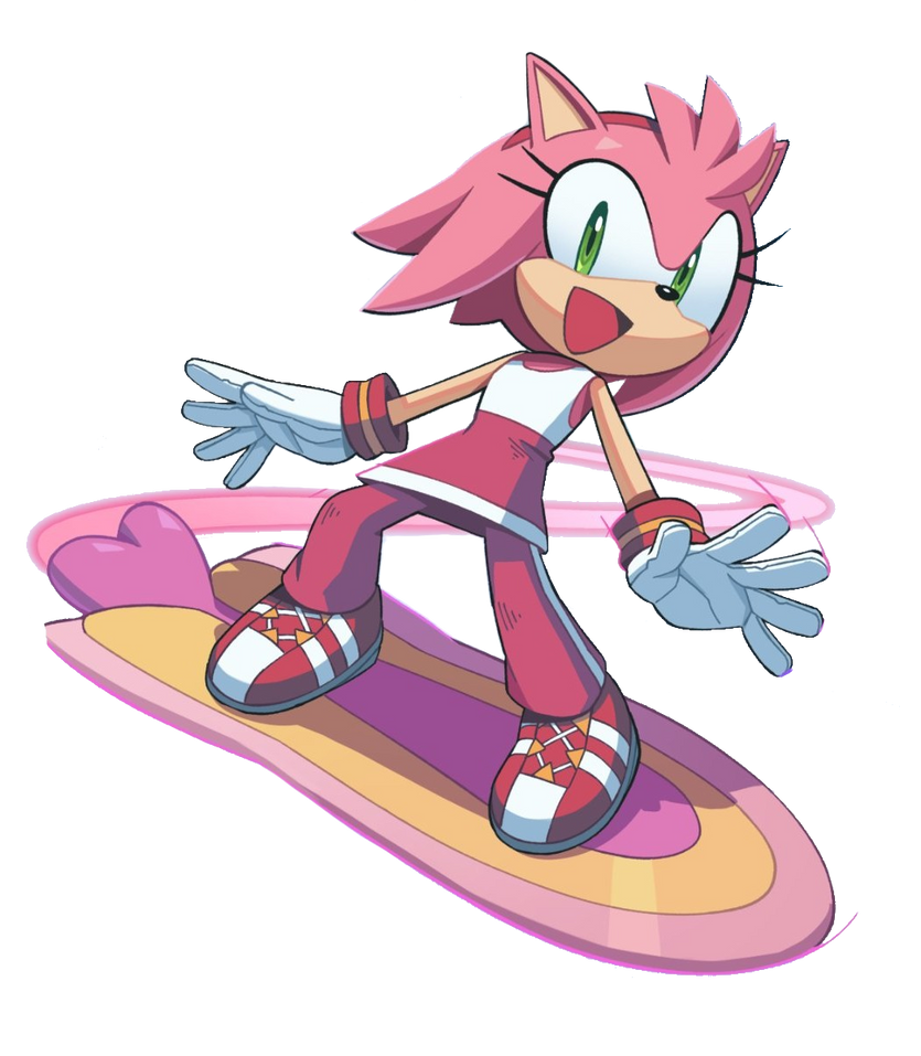 Sonic Riders - Amy Rose (IDW Render) by Sonic-Ray on DeviantArt