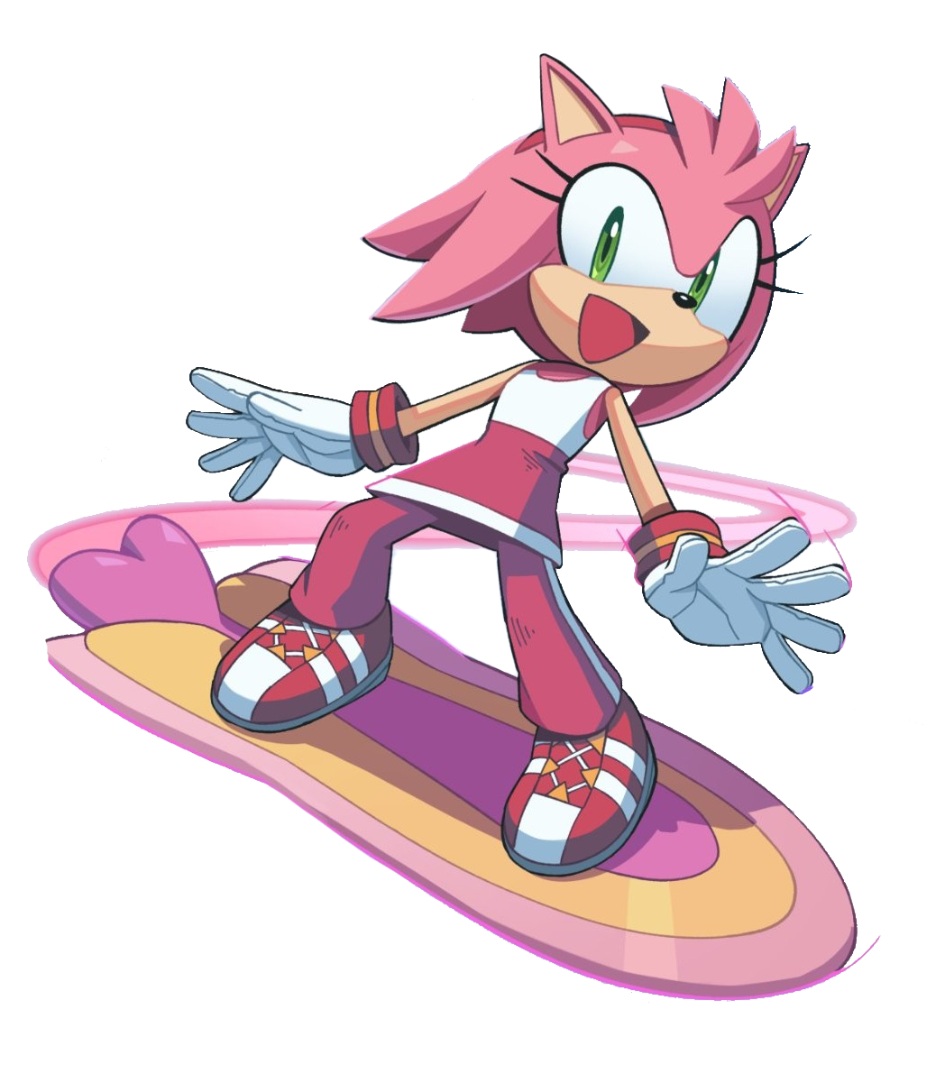 Sonic Riders - Amy Rose (IDW Render) by Sonic-Ray on DeviantArt