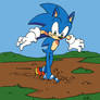 Sonic in Mud by Tracy Yardley (Commission p2)