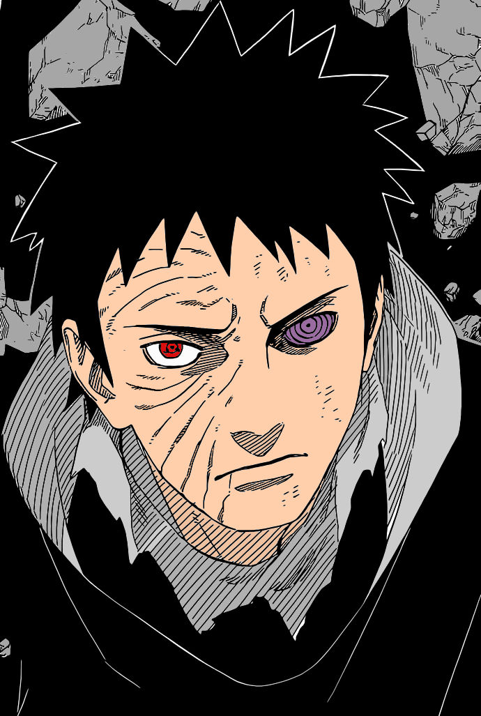 Obito colored by me. by CorvusLaBounty on DeviantArt