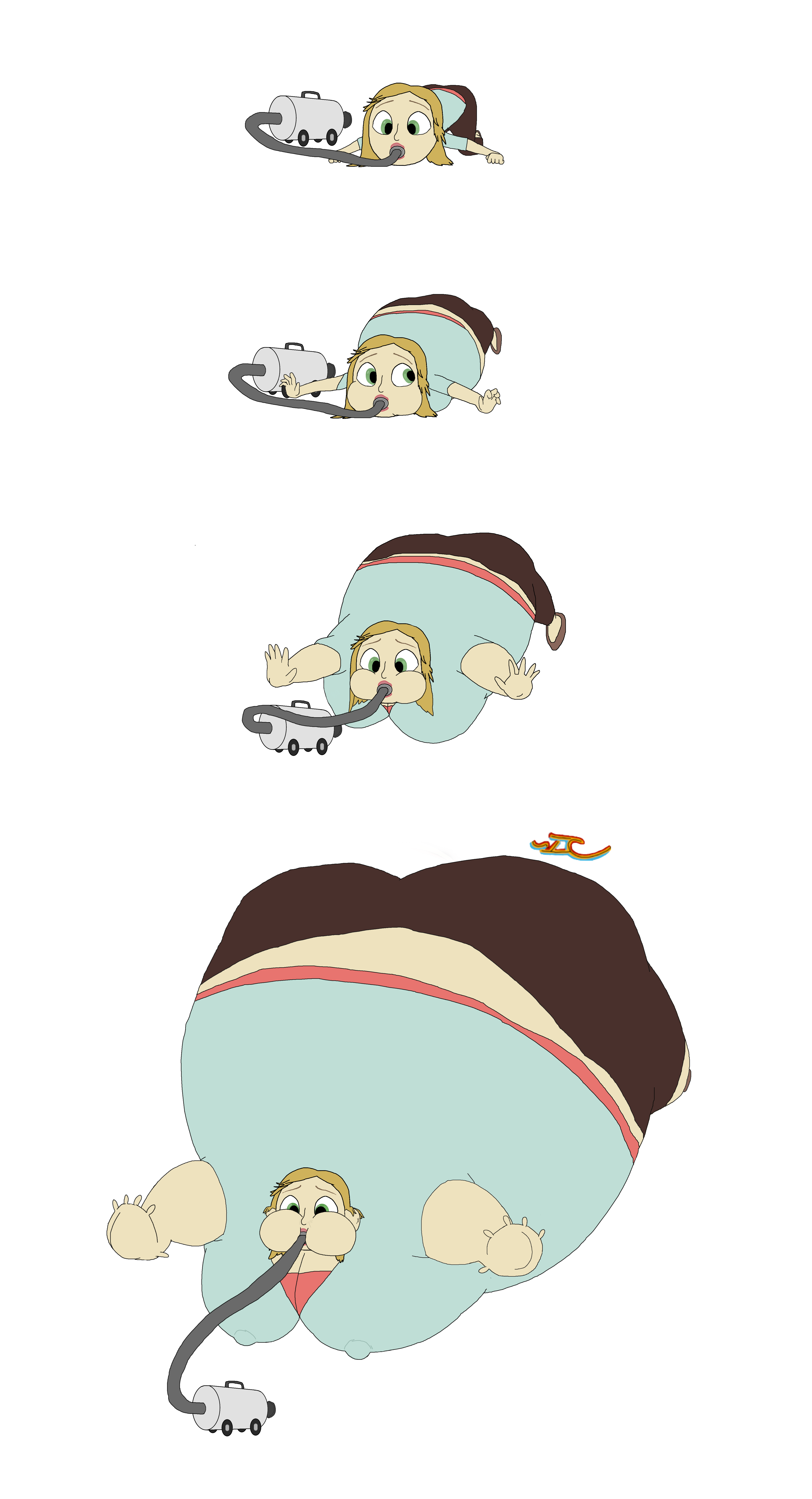 Sam Sparks inflation by thebeltedfreakfisher on DeviantArt