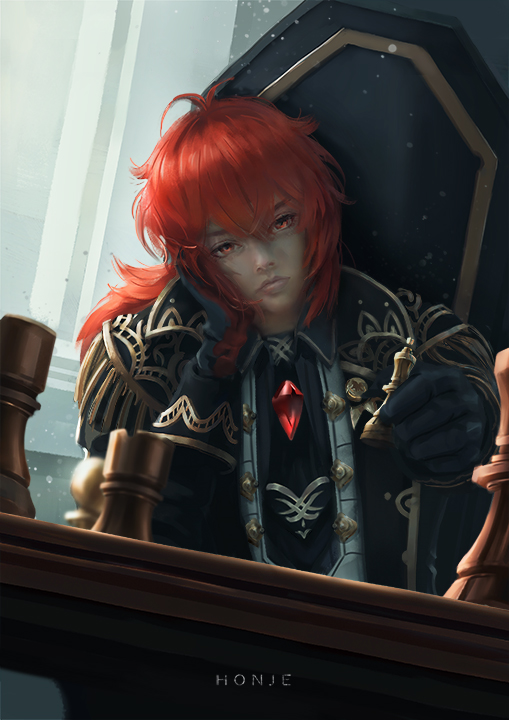 Genshin Impact Deluc by Honjee on DeviantArt