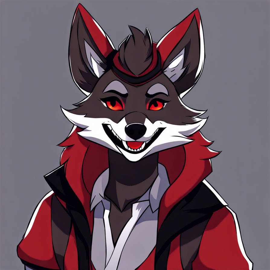 Vaino RED AND BLACK WOLF